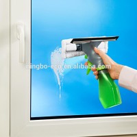 Glass Window Cleaning Tool Kit Microfiber Magic Spray Window Wiper Washing Squeegee Shower Wiper With Squeegee & Bottle Soap